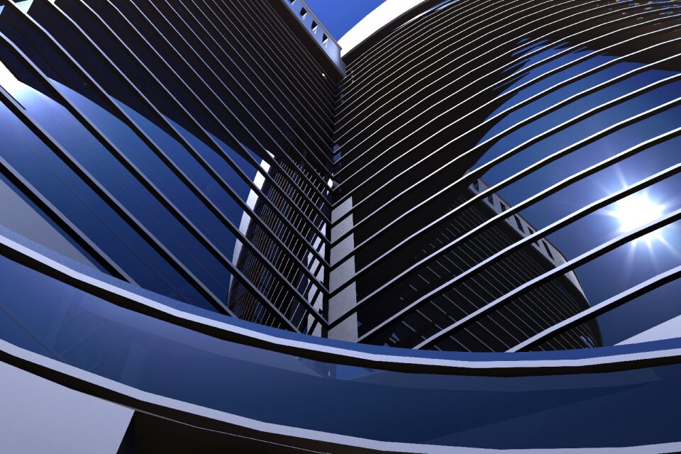 Tower office skyskraper
