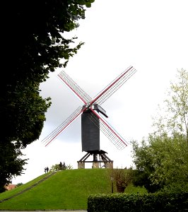 Mill in Bruges, Belgium