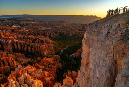 Visitors at Inspiration Point