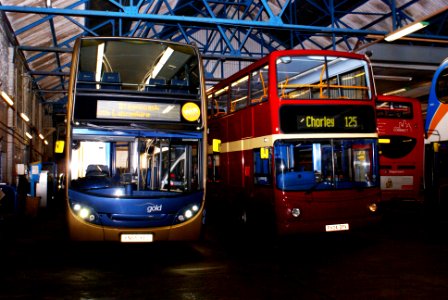 18th October 2015 12. 30 AM Stagecoach Bus Depot, Eaves Lane Chorley U.K.