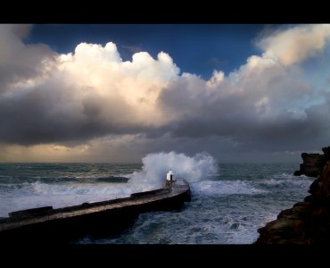Stormy at Portreath