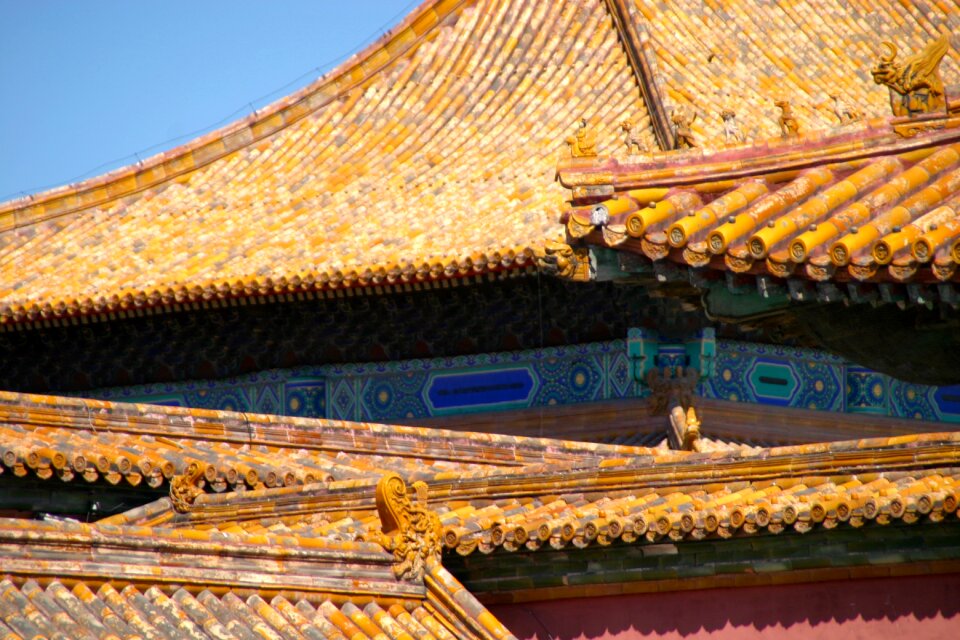 Forbidden city architecture beijing