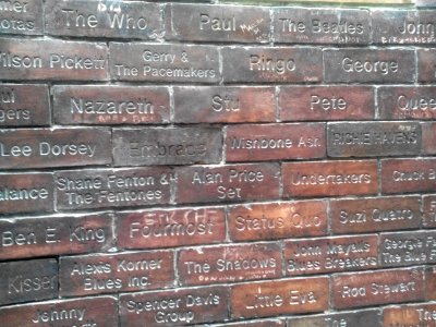 The Wall of Fame, Mathew Street, Liverpool photo