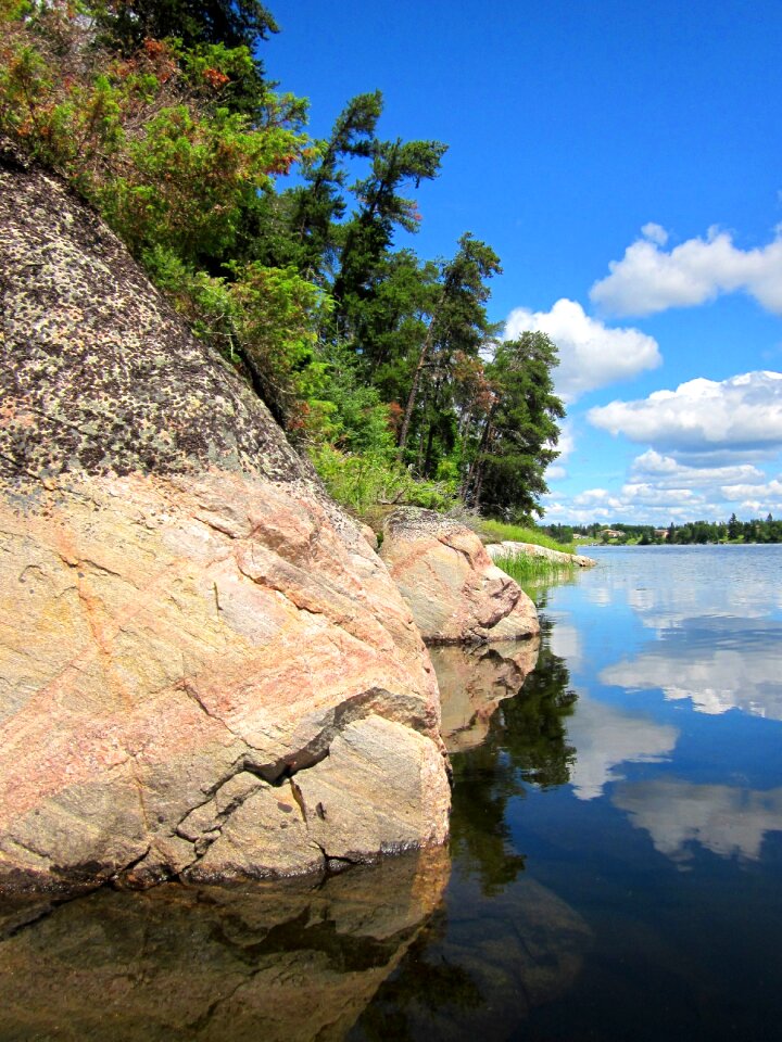 Precambrian lake lakeside