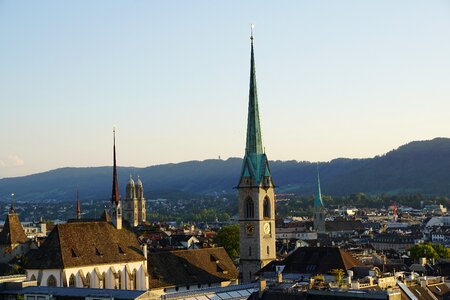 Switzerland roofs city