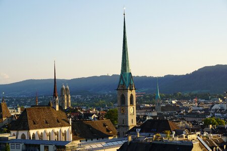 Switzerland roofs city photo