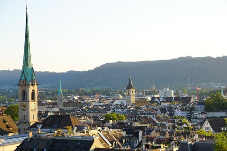 Switzerland roofs city photo