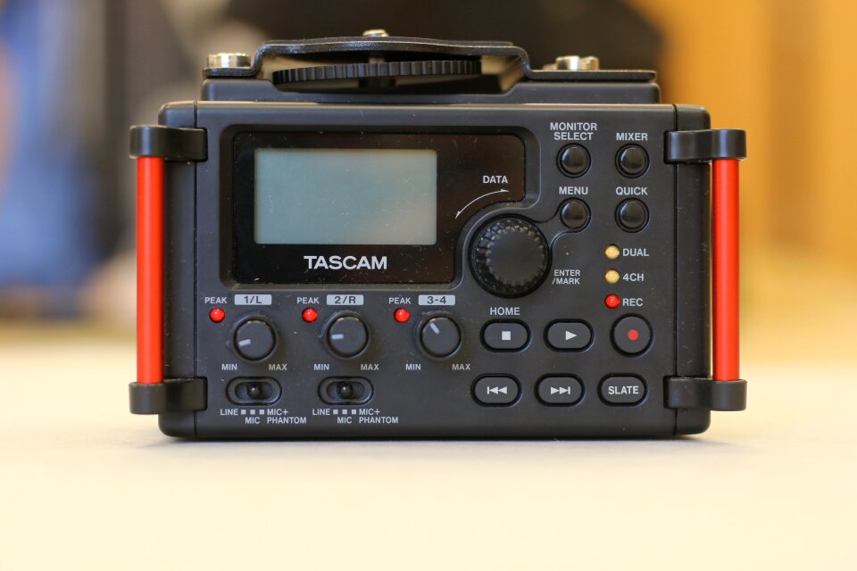 Tascam dr-60d audio recorder sound