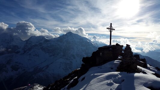Ortler summit cross south tyrol photo