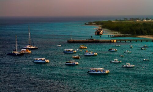 Sea water port photo