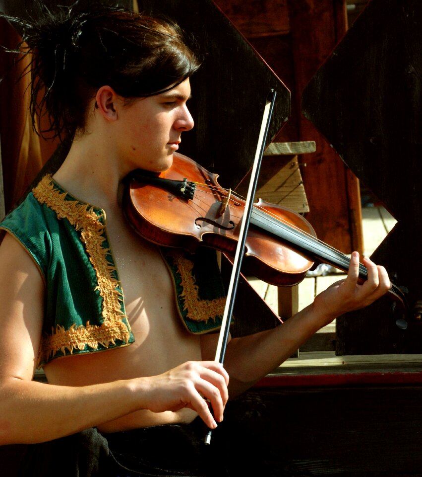 Violin portrait vest