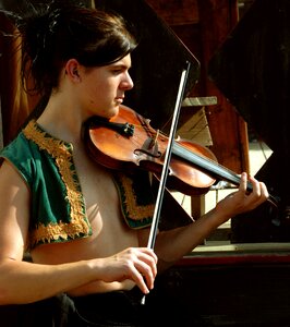 Violin portrait vest photo