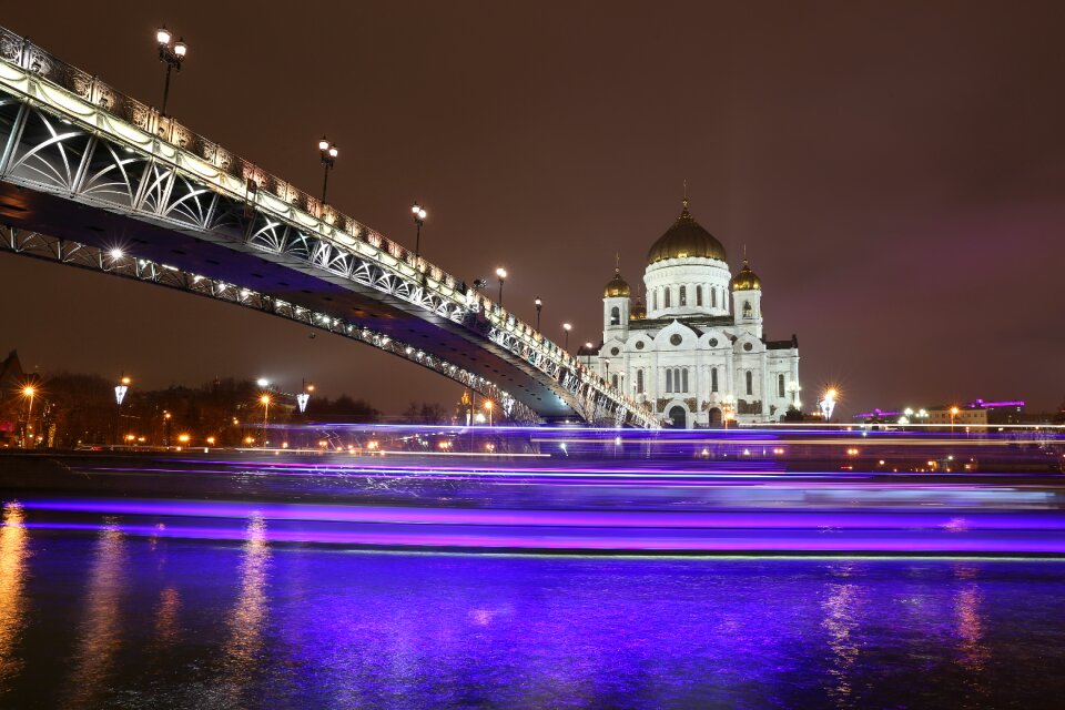 Illuminated golden cupola