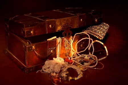 Jewellery chest lighting