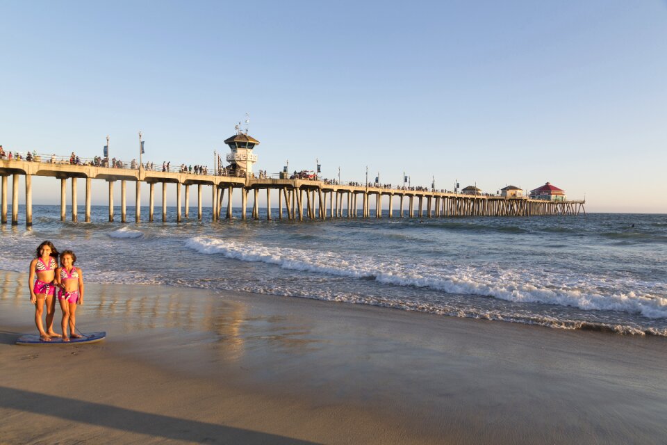 Ocean sea pier photo