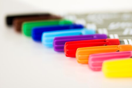 Colour pencils colorful color