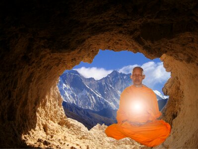Meditation enlightenment religion photo