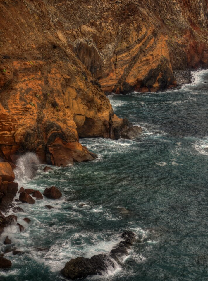 Rock coast ocean