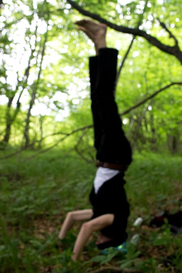 Danijel Šivinjski blindfolded at Plitvice Lakes photo