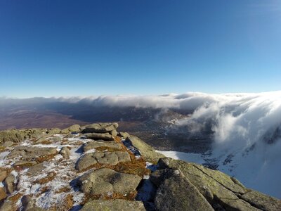 Summit panoramic view photo