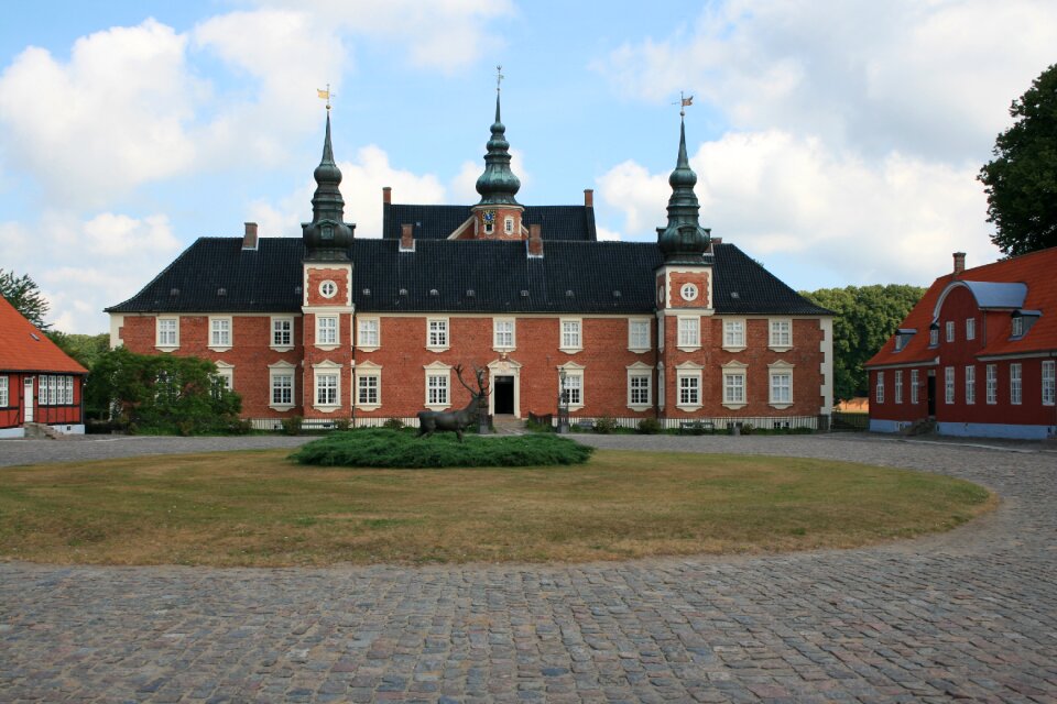 Architecture brick building