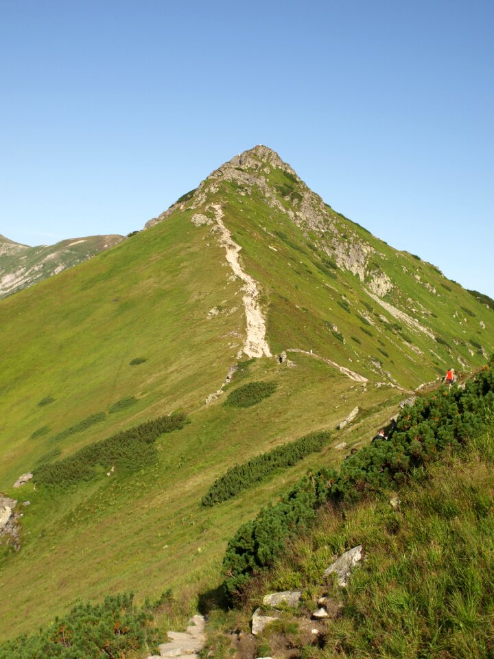 Mountains hiking trail polish tatras