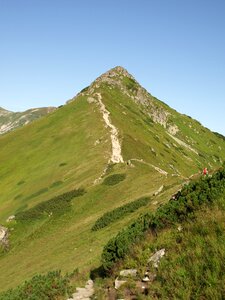 Mountains hiking trail polish tatras