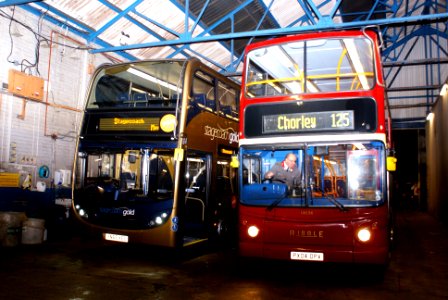 Closure of Stagecoach Garage Chorley. 17.10.15 photo