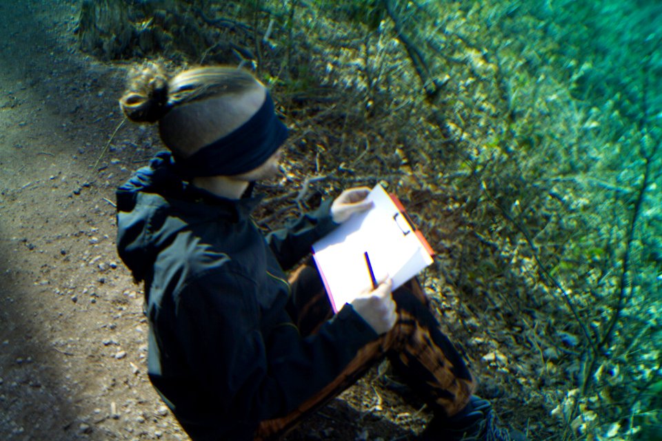 Danijel Šivinjski blindfolded at Dobogókő