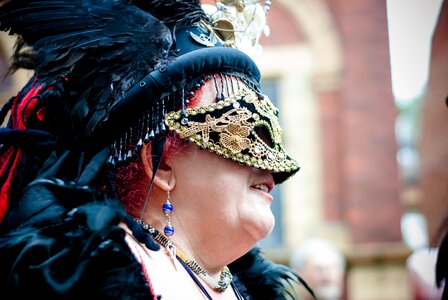 Festival gothic woman