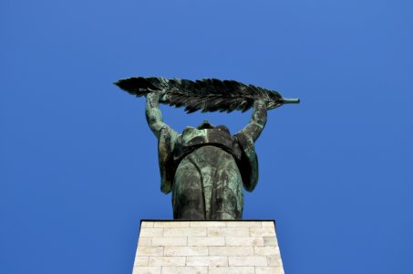 The Szabadság Szobor or Statue of Liberty in Budapest, Hungary photo