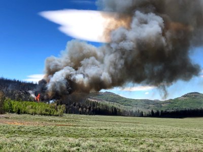 Prescribed burn at Manning Creek