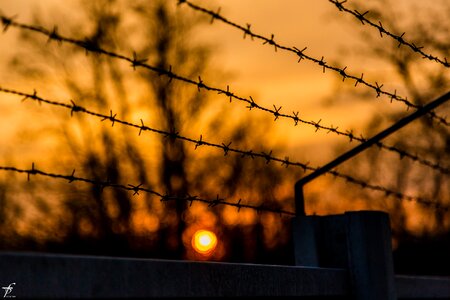 Landscape sunset horizon