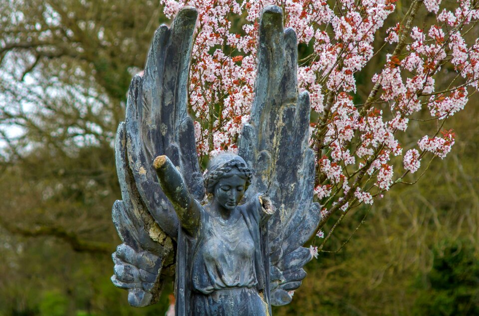 The statue of monument angel