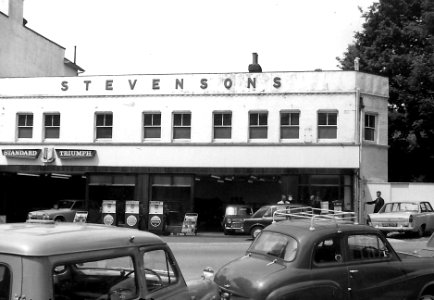 Stevensons Motors Ltd - Standard Triumph main agent. Tunbridge Wells 1964 photo