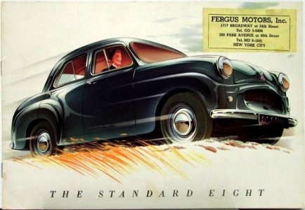 Standard 8 brochure cover Fergus Motors Inc photo