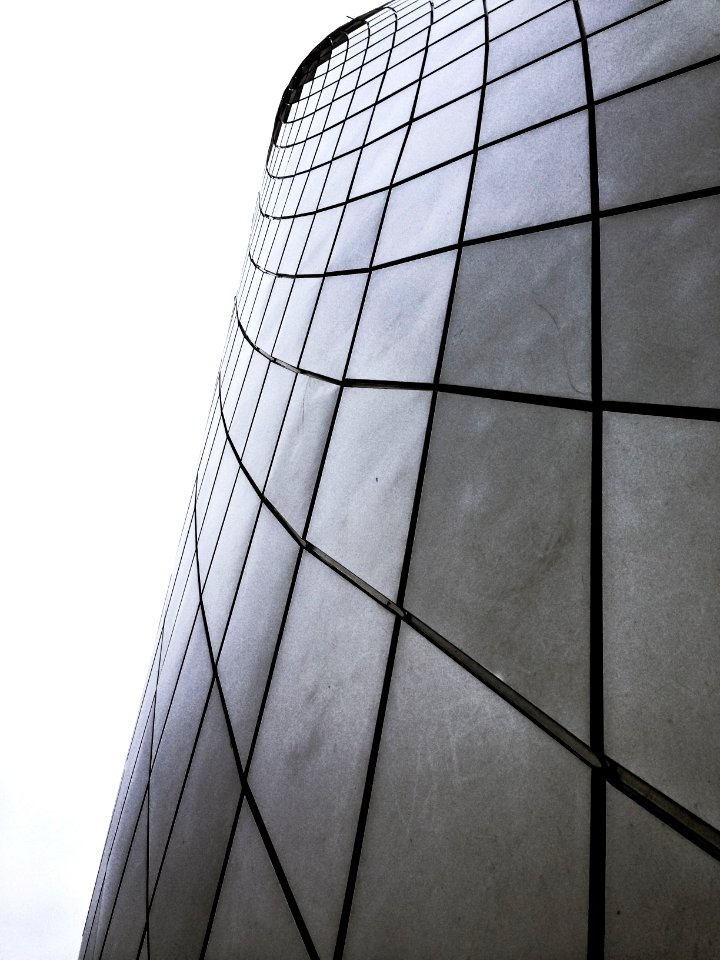 Tacoma Museum of Glass in perspective
