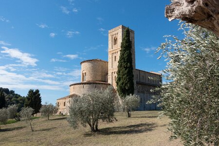 Romanesque tuscany italy photo