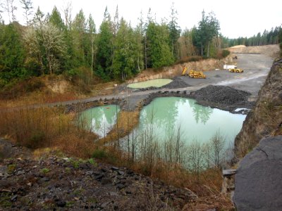 Graves Quarry excellent stormwater control system