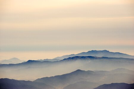 Jeollabuk do fog mountain