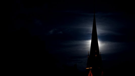 Church at night photo