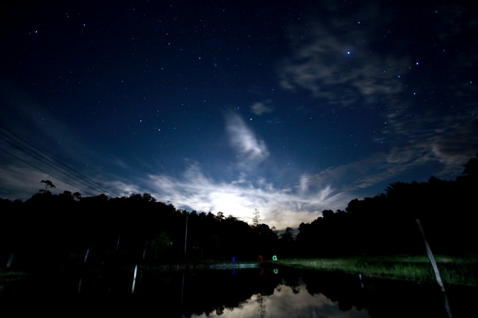 Labang Longhouse Nightscene