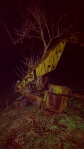 Abandoned excavator photo