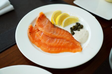 Healthy cooking smoked salmon tapi rouge
