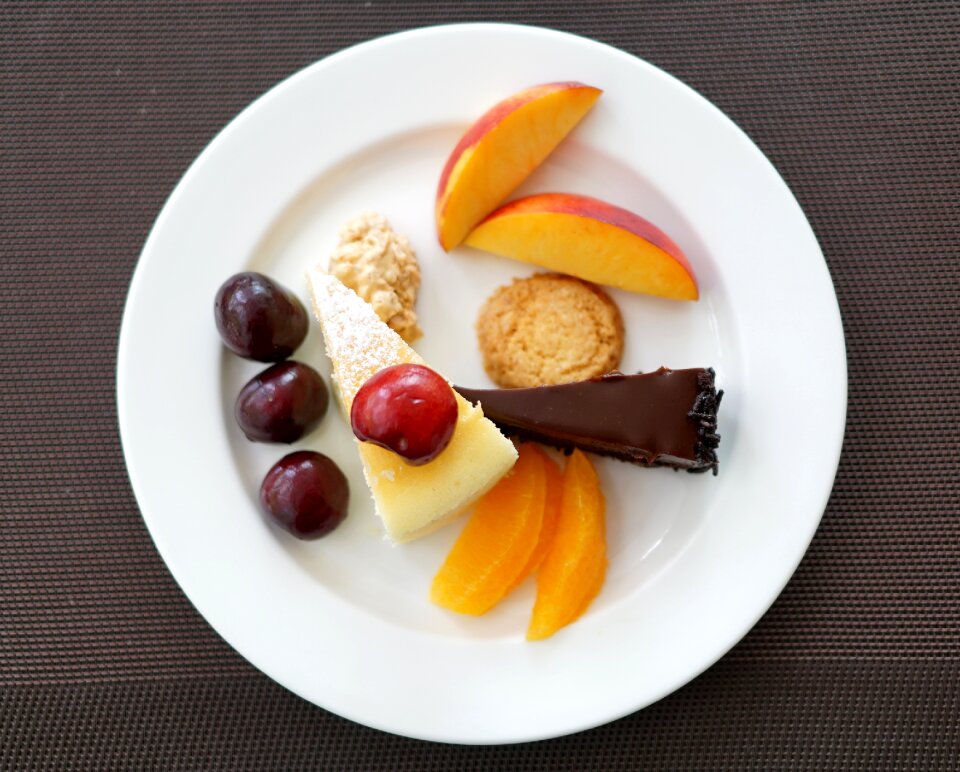 Plate cherry confectionery