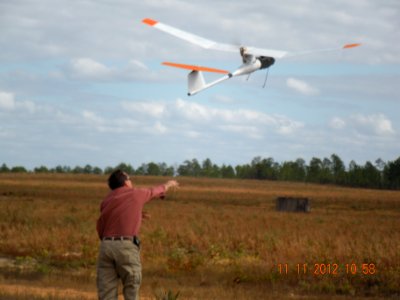 Launching a G2R Unmanned Aerial Vehicle (UAV)