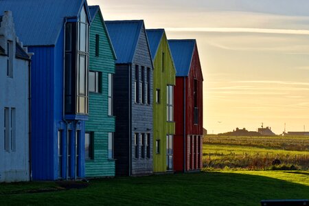 Red house green house blue house