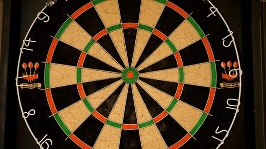 Bullseye board target