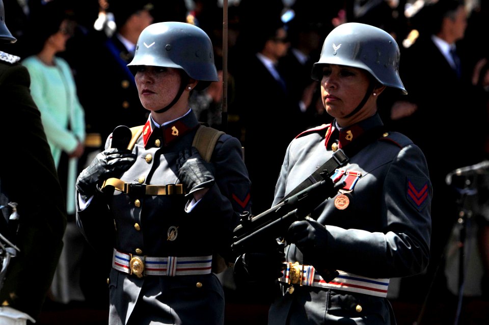 Gran contingente del Ejército rindió honores en la Parada Militar