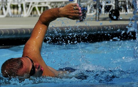 Swimming stroke athlete photo